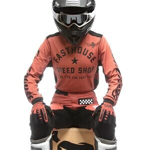 Fasthouse Grindhouse Originals Women's Jersey - Mauve size S